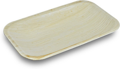 ArecaGoodPlates 200mm Rectangle Hammered Wood Plate Beige, Pack of 30 ArecaGoodPlates 200mm Rectangle Hammered Wood Plate Beige, Pack of 30