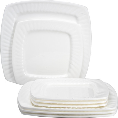 38% OFF on Saflona Simple and Elegant Solid Plastic Plate Set White, Pack of 8 38% OFF on Saflona Simple and Elegant Solid Plastic Plate Set White, Pack of 8