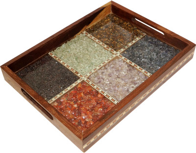 33% OFF on R S Jewels Handicraft Gemstone Serving Solid Wood Tray Multicolor, Pack of 1 33% OFF on R S Jewels Handicraft Gemstone Serving Solid Wood Tray Multicolor, Pack of 1