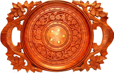 29% OFF on Kuch Khas Serving 15 inch Engraved Wood Tray Multicolor, Pack of 1 29% OFF on Kuch Khas Serving 15 inch Engraved Wood Tray Multicolor, Pack of 1