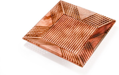 29% OFF on Artistique Antique Square Wooden Solid Wood Tray Brown, Pack of 1 29% OFF on Artistique Antique Square Wooden Solid Wood Tray Brown, Pack of 1