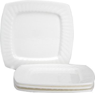 40% OFF on Saflona Simple and Elegant Solid Plastic Plate Set White, Pack of 4 40% OFF on Saflona Simple and Elegant Solid Plastic Plate Set White, Pack of 4