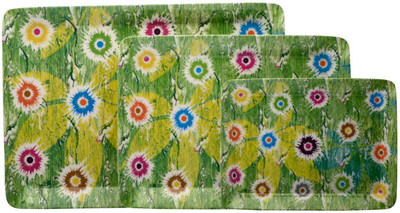 15% OFF on Superware Flower Stamp Printed Melamine Tray Set Multicolor, Pack of 3 15% OFF on Superware Flower Stamp Printed Melamine Tray Set Multicolor, Pack of 3