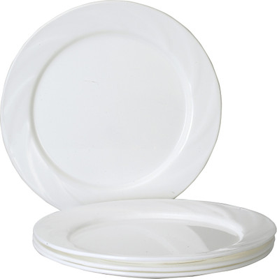 38% OFF on Saflona Simple and Elegant Solid Plastic Plate Set White, Pack of 4 38% OFF on Saflona Simple and Elegant Solid Plastic Plate Set White, Pack of 4