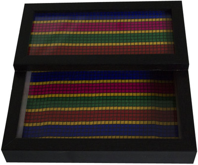 23% OFF on Bodhitree BTTS Solid Wood Tray Multicolor, Pack of 1