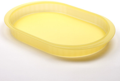 12% OFF on Tupperware 1 Pc Oval Plastic Tray Yellow, Pack of 1 12% OFF on Tupperware 1 Pc Oval Plastic Tray Yellow, Pack of 1