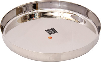 38% OFF on KCL Plain Thali 12 Inch Solid Stainless Steel Plate Silver, Pack of 1 38% OFF on KCL Plain Thali 12 Inch Solid Stainless Steel Plate Silver, Pack of 1