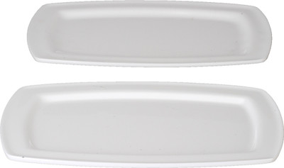 39% OFF on Saflona Simple and Elegant Solid Plastic Tray Set White, Pack of 2 39% OFF on Saflona Simple and Elegant Solid Plastic Tray Set White, Pack of 2