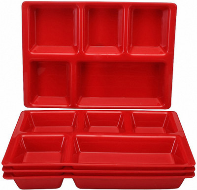 34% OFF on Teflon tepl-003 Solid Plastic Plate Set Red, Pack of 4 34% OFF on Teflon tepl-003 Solid Plastic Plate Set Red, Pack of 4