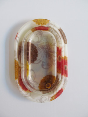 25% OFF on Chhajer Handicraft Goldy set Printed Plastic Tray Set Multicolor, Pack of 3 25% OFF on Chhajer Handicraft Goldy set Printed Plastic Tray Set Multicolor, Pack of 3