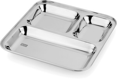 25% OFF on Dezinox Rectangular Mess Solid Stainless Steel Plate Steel, Pack of 1 25% OFF on Dezinox Rectangular Mess Solid Stainless Steel Plate Steel, Pack of 1