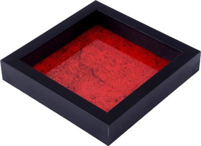 30% OFF on Sangu Studio Boutique Red Sand Stone Tile Serving Solid Wood Tray Red, Pack of 1