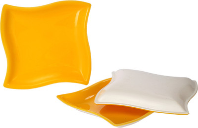 41% OFF on Saflona Simple and Elegant Solid Plastic Plate Set Yellow, Pack of 3 41% OFF on Saflona Simple and Elegant Solid Plastic Plate Set Yellow, Pack of 3
