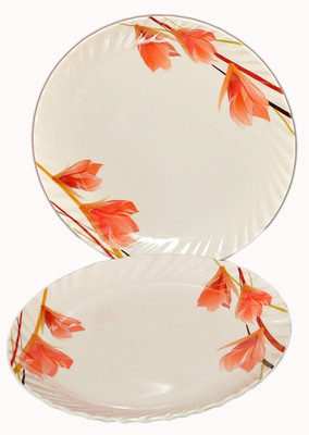 29% OFF on Flowerware Redlotus61 Printed Melamine Plate Set White, Pack of 6 29% OFF on Flowerware Redlotus61 Printed Melamine Plate Set White, Pack of 6