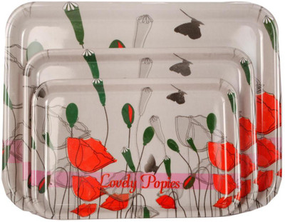 79% OFF on Tjaggies Set of 3 Serving Tray-3Pcs Printed Melamine Tray Set Multicolor, Pack of 3 79% OFF on Tjaggies Set of 3 Serving Tray-3Pcs Printed Melamine Tray Set Multicolor, Pack of 3