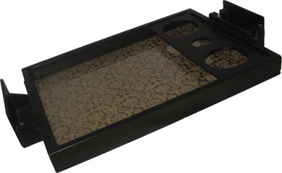 26% OFF on Giftz N More Snack Solid Wood Tray Brown, Pack of 1