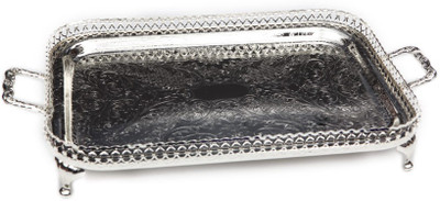 24% OFF on Queen Anne Silver Plated Tray - MOD0417 Silver, Pack of 1 Solid Silver Plated Tray Silver, Pack of 1 24% OFF on Queen Anne Silver Plated Tray - MOD0417 Silver, Pack of 1 Solid Silver Plated Tray Silver, Pack of 1