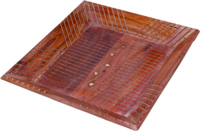 38% OFF on Design Hut Serving Embossed Wood Tray Brown, Pack of 1 38% OFF on Design Hut Serving Embossed Wood Tray Brown, Pack of 1