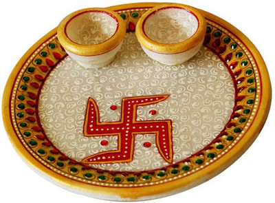 57% OFF on Rajlaxmi Marble Pooja & Thali Set 57% OFF on Rajlaxmi Marble Pooja & Thali Set