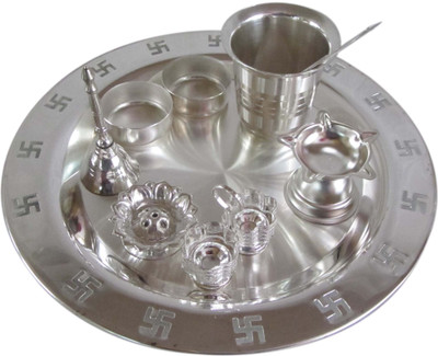 19% OFF on Galaxy Stainless Steel Pooja & Thali Set 19% OFF on Galaxy Stainless Steel Pooja & Thali Set