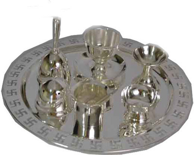 13% OFF on AG Gifts Brass Pooja & Thali Set 13% OFF on AG Gifts Brass Pooja & Thali Set