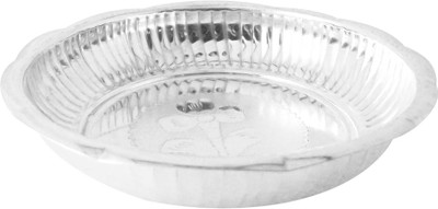 Jpearls Silver Pooja & Thali Set 1 Pieces, Silver Jpearls Silver Pooja & Thali Set 1 Pieces, Silver