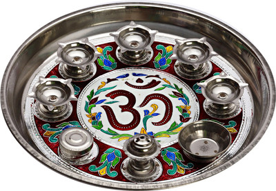 61% OFF on Aapno Rajasthan Cast Iron Pooja & Thali Set 61% OFF on Aapno Rajasthan Cast Iron Pooja & Thali Set