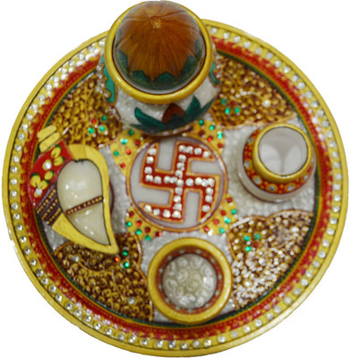 32% OFF on Anjalika Kalash Marble Pooja & Thali Set 32% OFF on Anjalika Kalash Marble Pooja & Thali Set