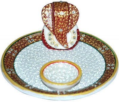 30% OFF on JaipurRaga Stoneware Pooja & Thali Set 30% OFF on JaipurRaga Stoneware Pooja & Thali Set