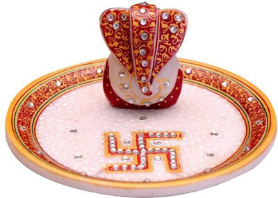 49% OFF on Siona Crafts Marble Pooja & Thali Set 49% OFF on Siona Crafts Marble Pooja & Thali Set