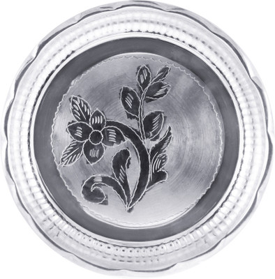 Jpearls Silver Pooja & Thali Set 1 Pieces, Silver Jpearls Silver Pooja & Thali Set 1 Pieces, Silver