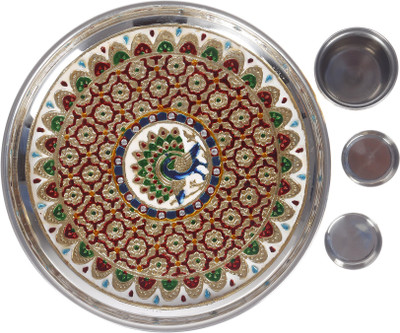 50% OFF on Smile2u Retailers Steel Pooja & Thali Set
