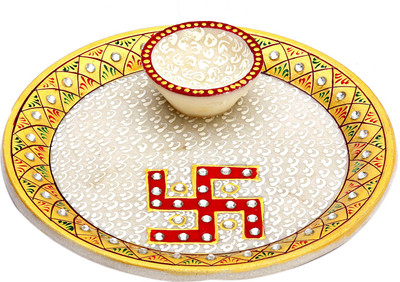 74% OFF on Aapno Rajasthan Marble Pooja & Thali Set 74% OFF on Aapno Rajasthan Marble Pooja & Thali Set