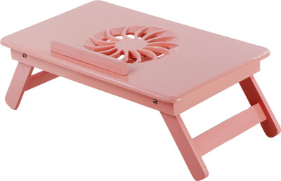 TABLEMATE II Heavy Duty Kids Office Study Reading Adjustable Wooden Pink Bed Mate Engineered Wood Portable Laptop Table (Finish Color - Pink) - PLLEJYUZYYEF7AZ6