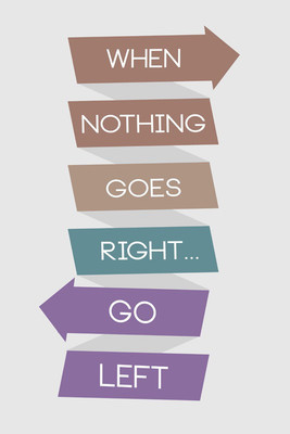 8% OFF on Go Left with nothing goes right Paper Print 8% OFF on Go Left with nothing goes right Paper Print