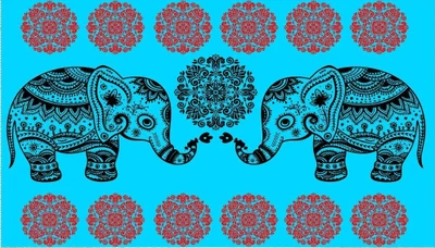 80% OFF on Holicshop Ethnic Elephant Painting Without Frame Canvas Art 80% OFF on Holicshop Ethnic Elephant Painting Without Frame Canvas Art