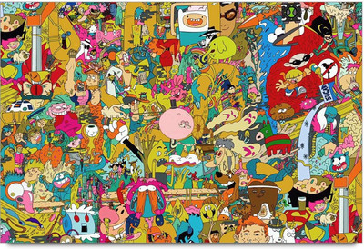 77% OFF on Shoprock Cool Cartoon Graffiti Photographic Paper