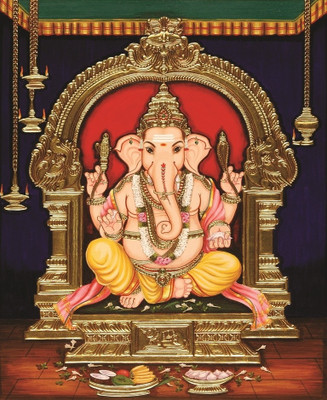 77% OFF on Painting Without Frame - Gnesha Canvas Art