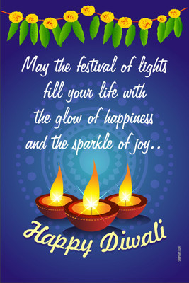 16% OFF on Poster - May This Upcoming Diwali Bring You Luck, Happiness Joy And Success Paper Print 16% OFF on Poster - May This Upcoming Diwali Bring You Luck, Happiness Joy And Success Paper Print