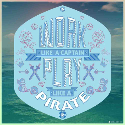 Work Like A Captain Paper Print Work Like A Captain Paper Print