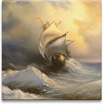 38% OFF on Ancient Sailing Vessel in Stormy Sea Canvas Art 38% OFF on Ancient Sailing Vessel in Stormy Sea Canvas Art