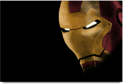 62% OFF on Ironman Face Paper Print