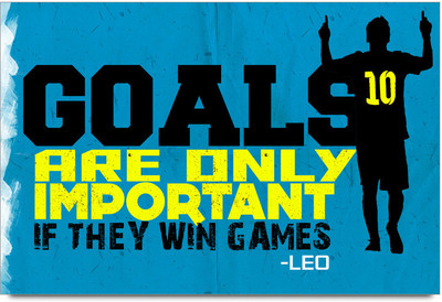 53% OFF on Shopmantra Lionel Messi Quote Poster Paper Print
