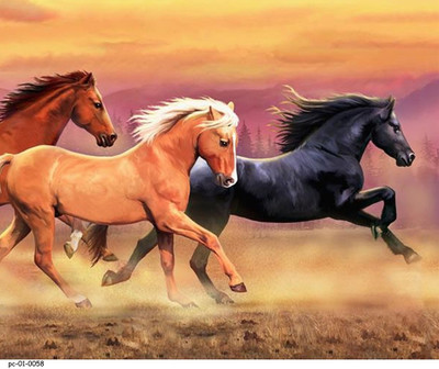 57% OFF on Canvas without frame - Horses 14 Canvas Art