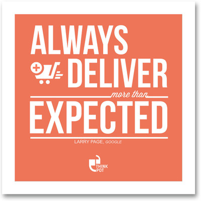 5% OFF on Always deliver more - Larry Page, Google White Square Frame Photographic Paper 5% OFF on Always deliver more - Larry Page, Google White Square Frame Photographic Paper