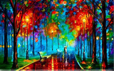 2% OFF on Wonder Images Beautiful Woods Painting with Back Framing Canvas Art