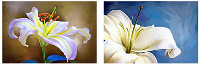 68% OFF on Art Factory Floral Painting Canvas Art