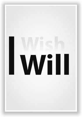 37% OFF on PosterGuy I Wish I Will Motivational Quote Poster Paper Print 37% OFF on PosterGuy I Wish I Will Motivational Quote Poster Paper Print