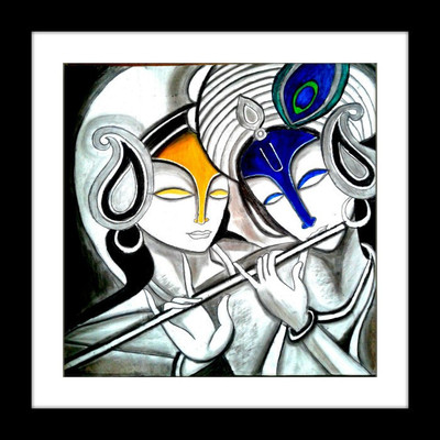 33% OFF on Thousnad Brushes Frameless RD-24: Modern Radha Krishna 8