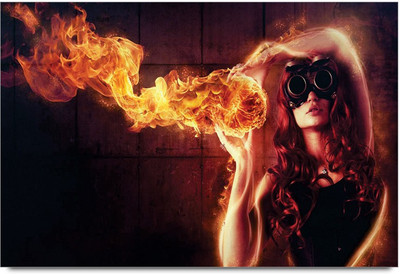 75% OFF on Amy Beauty Girl Fire Flame 3D Poster 75% OFF on Amy Beauty Girl Fire Flame 3D Poster